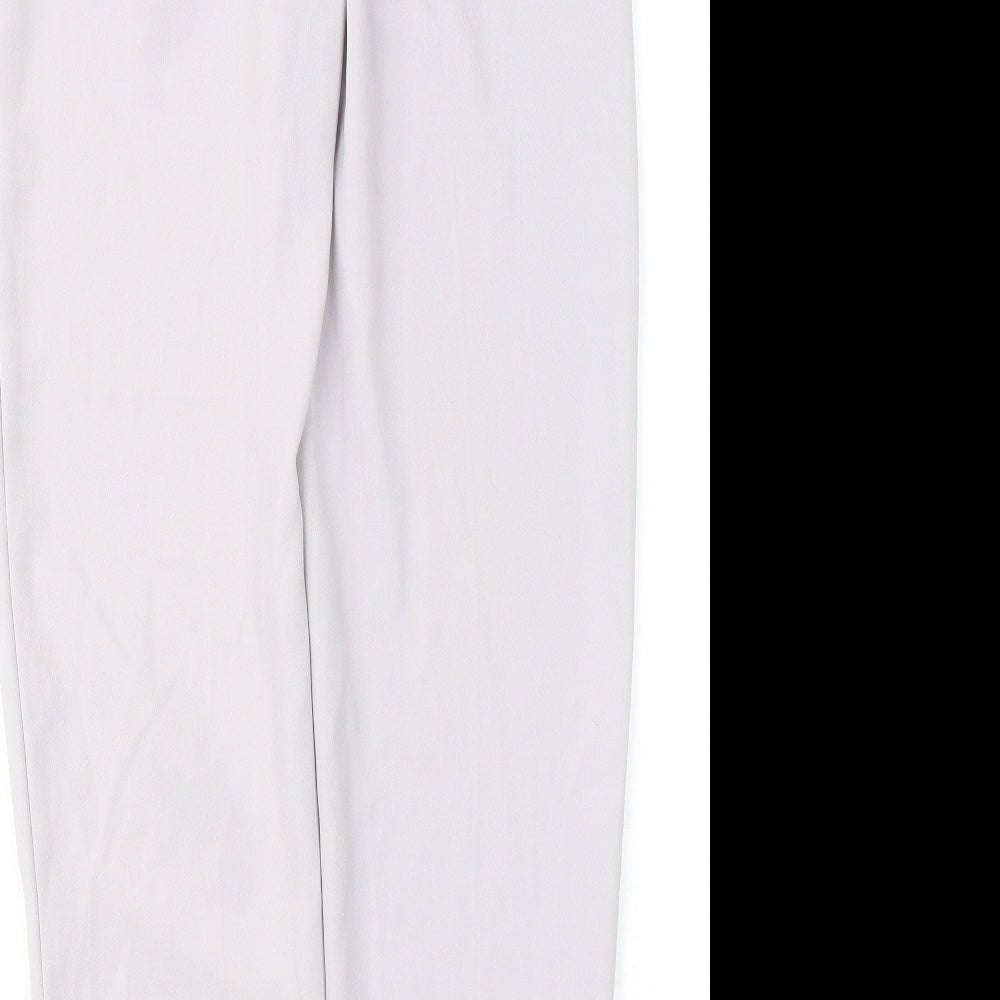 Atmosphere Womens Purple Polyester Trousers Size 4 L24 in Regular