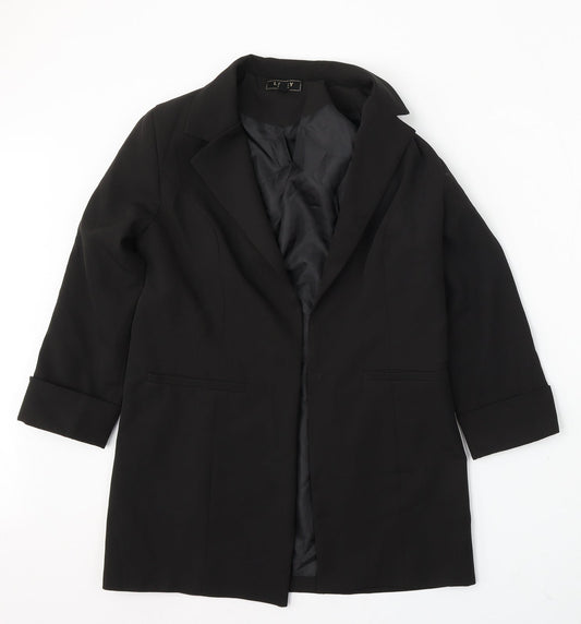 Womens UK Size 8 Lipsy Black Jacket