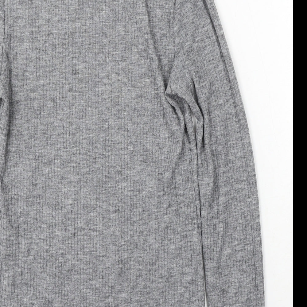 Womens UK Size 10 River Island Grey Pullover Jumper