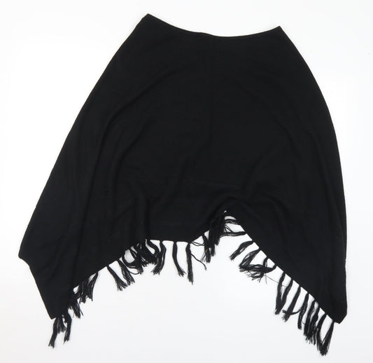 Matalan Womens Black Jacket Poncho One Size