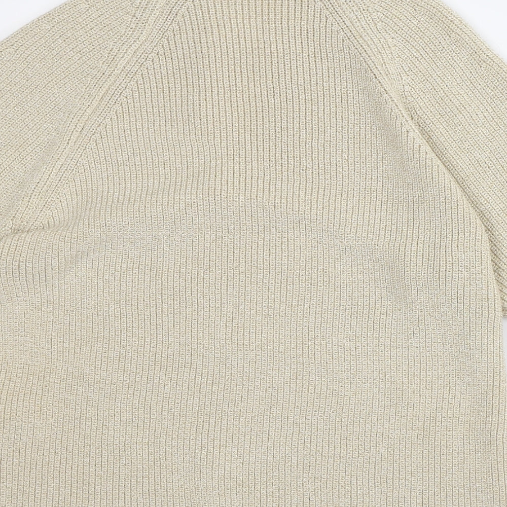 Womens UK Size L NEXT Beige Pullover Jumper