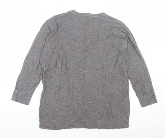 Womens UK Size L Cashel Grey Pullover Jumper
