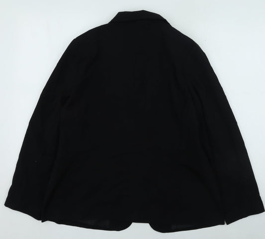 Classics Womens Black Jacket Size 16