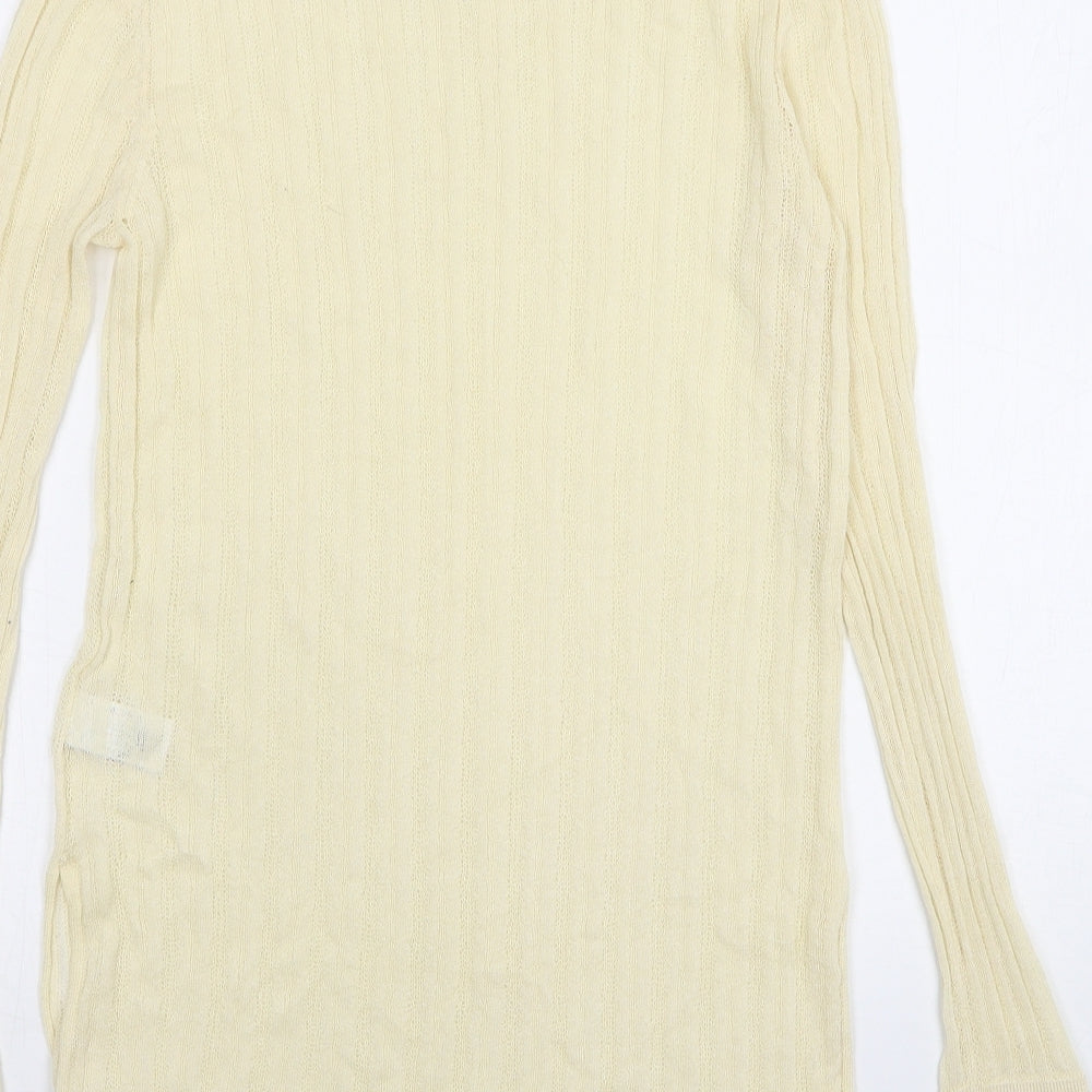 Womens UK Size 10 NEXT Beige Pullover Jumper