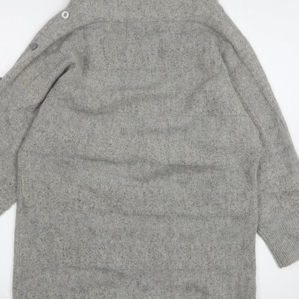 Womens UK Size M Wallis Grey Pullover Jumper