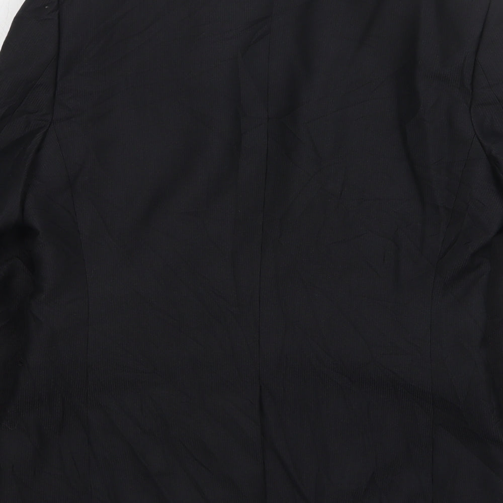 Mens UK Size 38 Ventuno 21 Regular Black Suit Jacket