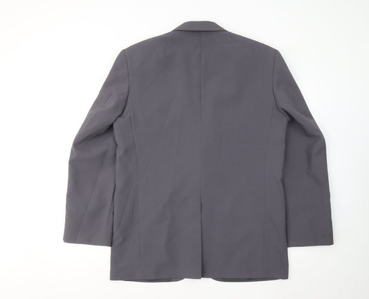 Mens UK Size 40 Premier MAN Regular Grey Suit Jacket