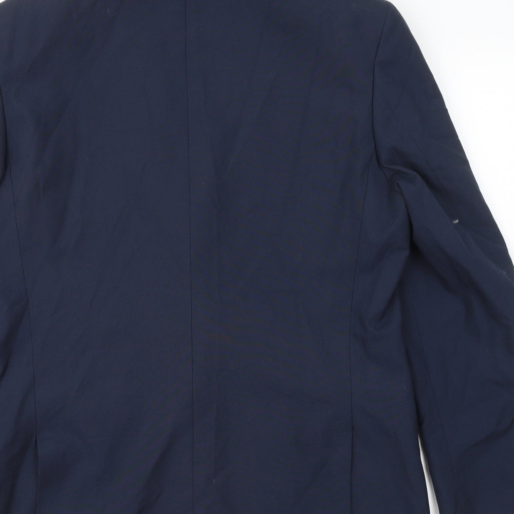 Mens UK Size 38 Chums Regular Blue Suit Jacket