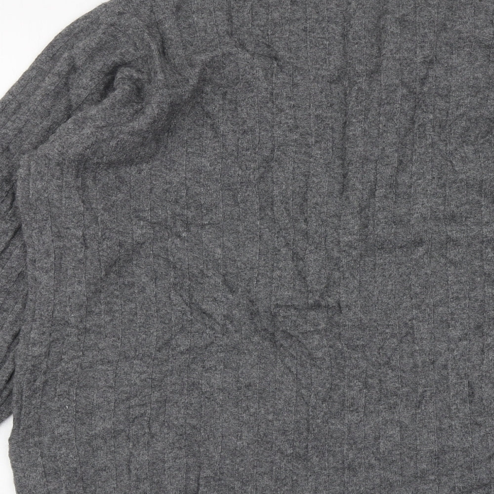 Womens UK Size M Zara Grey Pullover Jumper