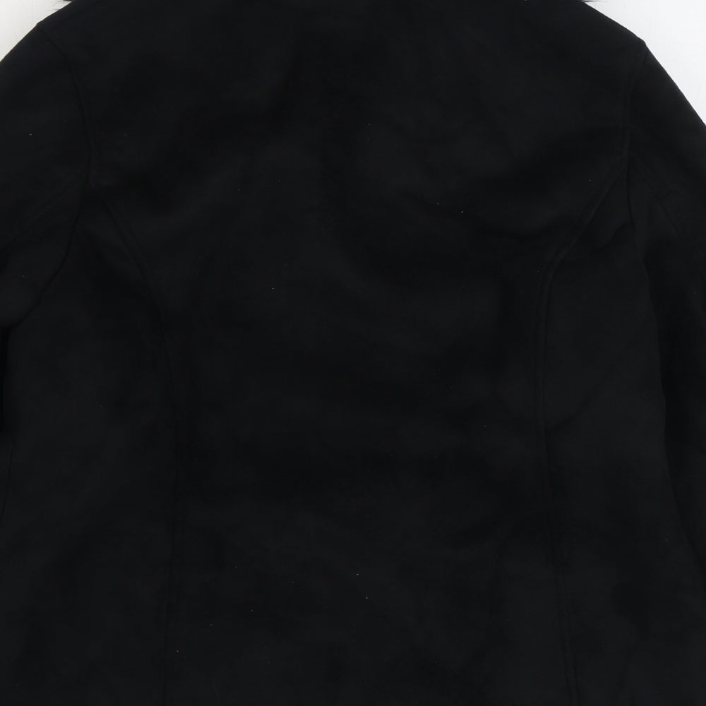 Womens UK Size 14 Berkertex Black Overcoat