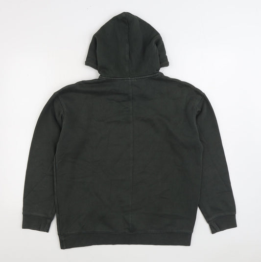 Mens UK Size S H&M Green Pullover Hoodie