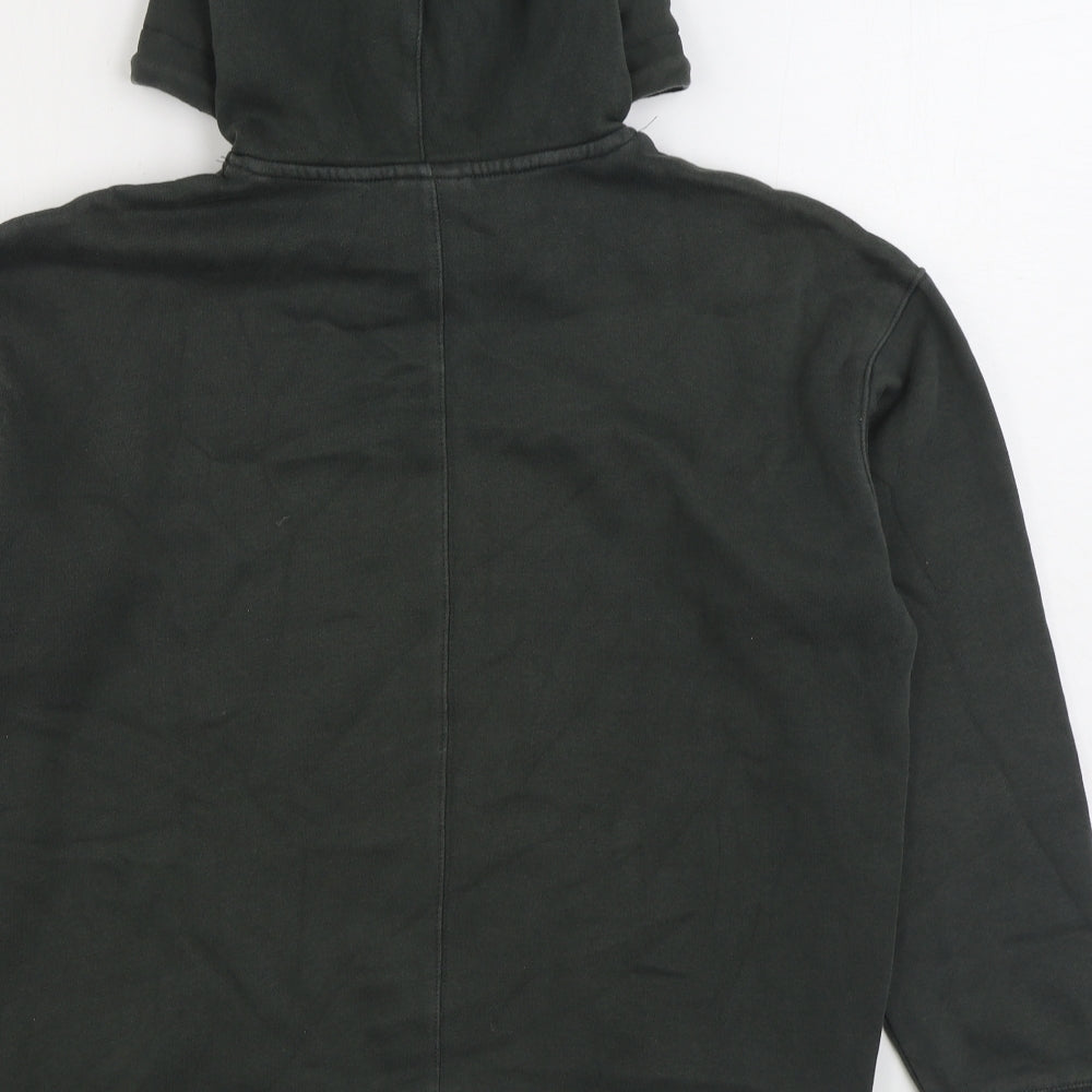 Mens UK Size S H&M Green Pullover Hoodie