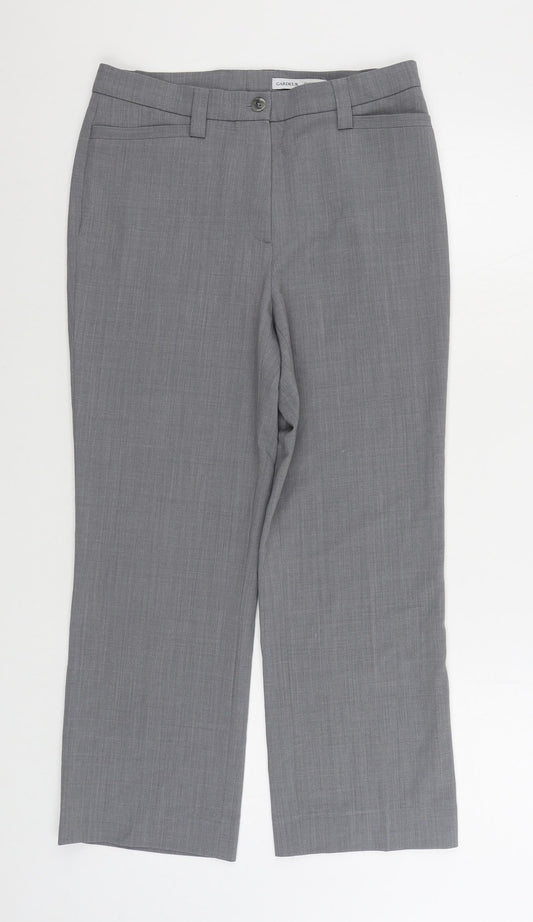 Womens UK Size 30 in GARDEUR Regular Fit Grey Trousers