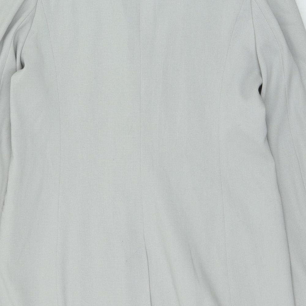 Principles Womens Grey Trench Coat Coatigan Size 12