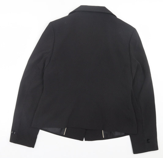 Autonomy Womens Black Jacket Blazer Size 14 Button