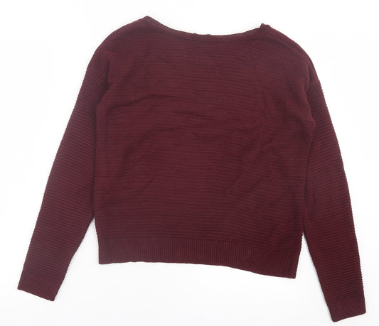 Womens UK Size 8 New Look Purple Pullover Jumper