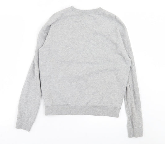 H&M Womens Grey Cotton Pullover Sweatshirt Size S Pullover - NASA