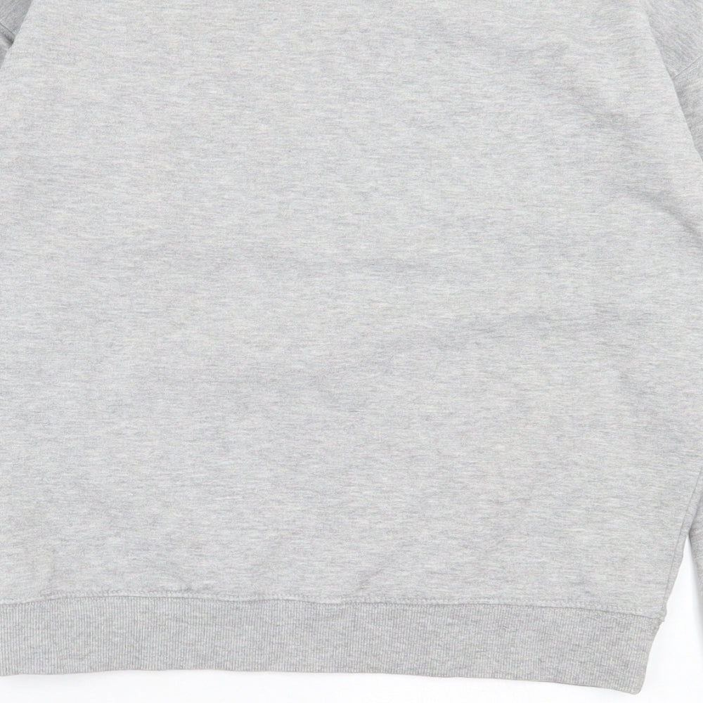 H&M Womens Grey Cotton Pullover Sweatshirt Size S Pullover - NASA