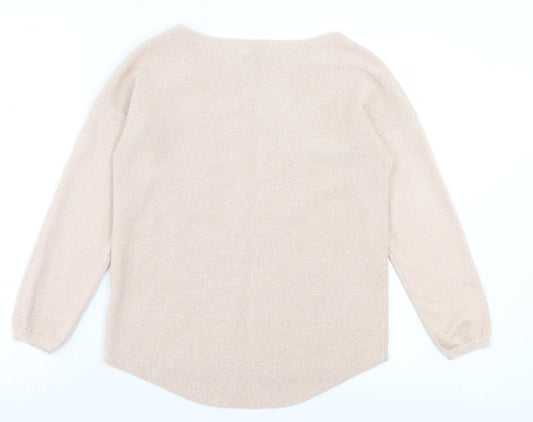 Womens UK Size S Oasis Pink Pullover Jumper