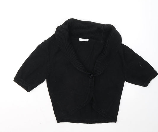 Womens UK Size M Precis Black Cardigan Jumper