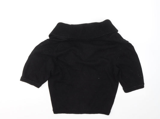 Womens UK Size M Precis Black Cardigan Jumper