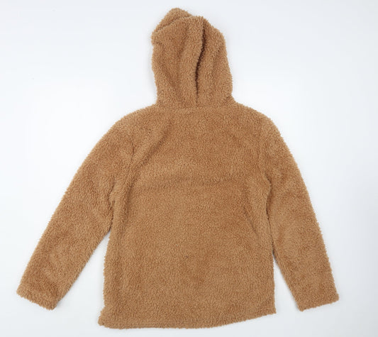 Womens UK Size 8 NEXT Brown Pullover Hoodie
