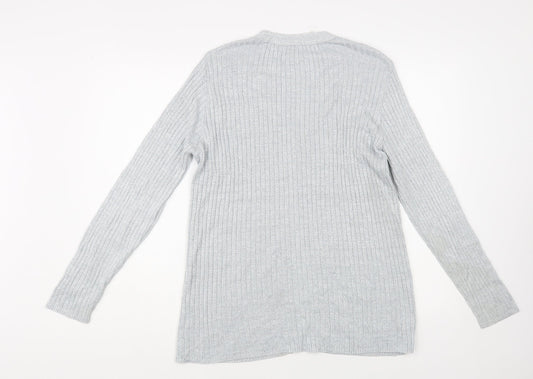 Womens UK Size 18 Mackays Silver Cardigan Jumper