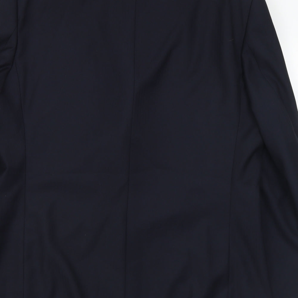 Mens UK Size 44 Lee Greenwood Regular Black Suit Jacket
