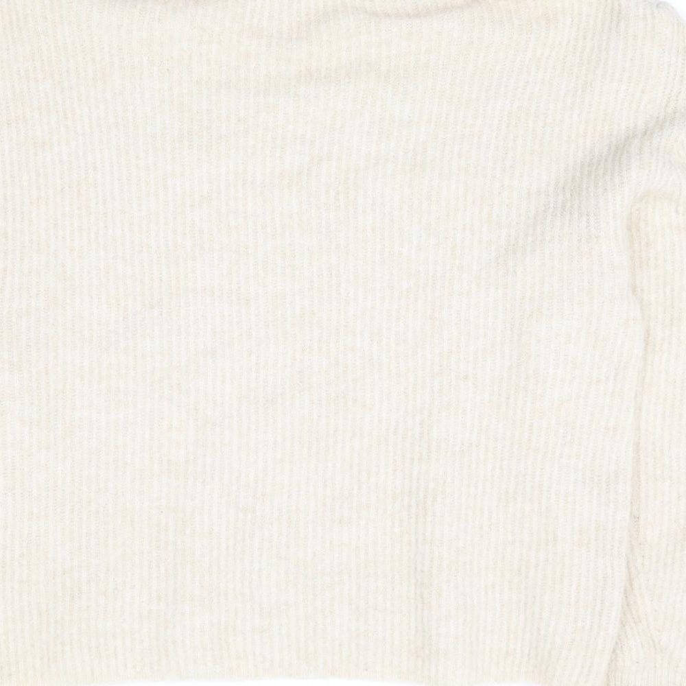 Womens UK Size M Topshop Beige Pullover Jumper