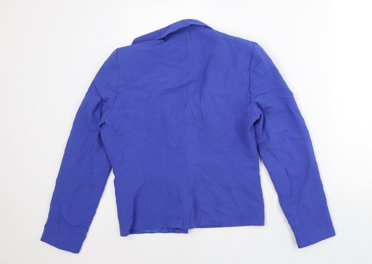 George Womens Purple Jacket Blazer Size 12