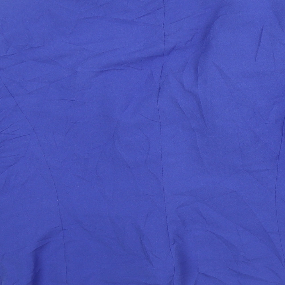 George Womens Purple Jacket Blazer Size 12