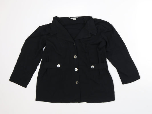 Womens UK Size 12 BHS Black Jacket
