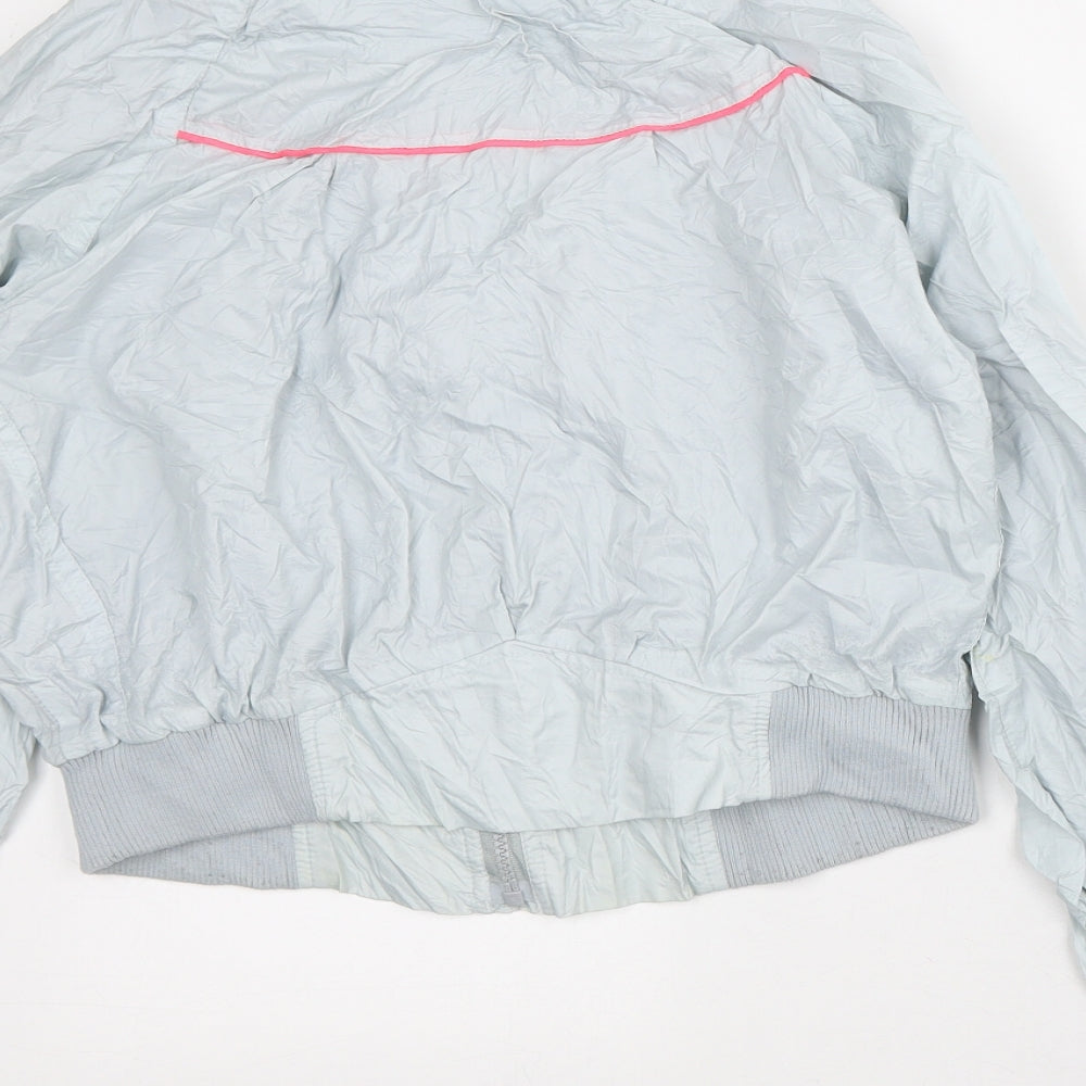 George Womens Blue Rain Coat Coat Size 12