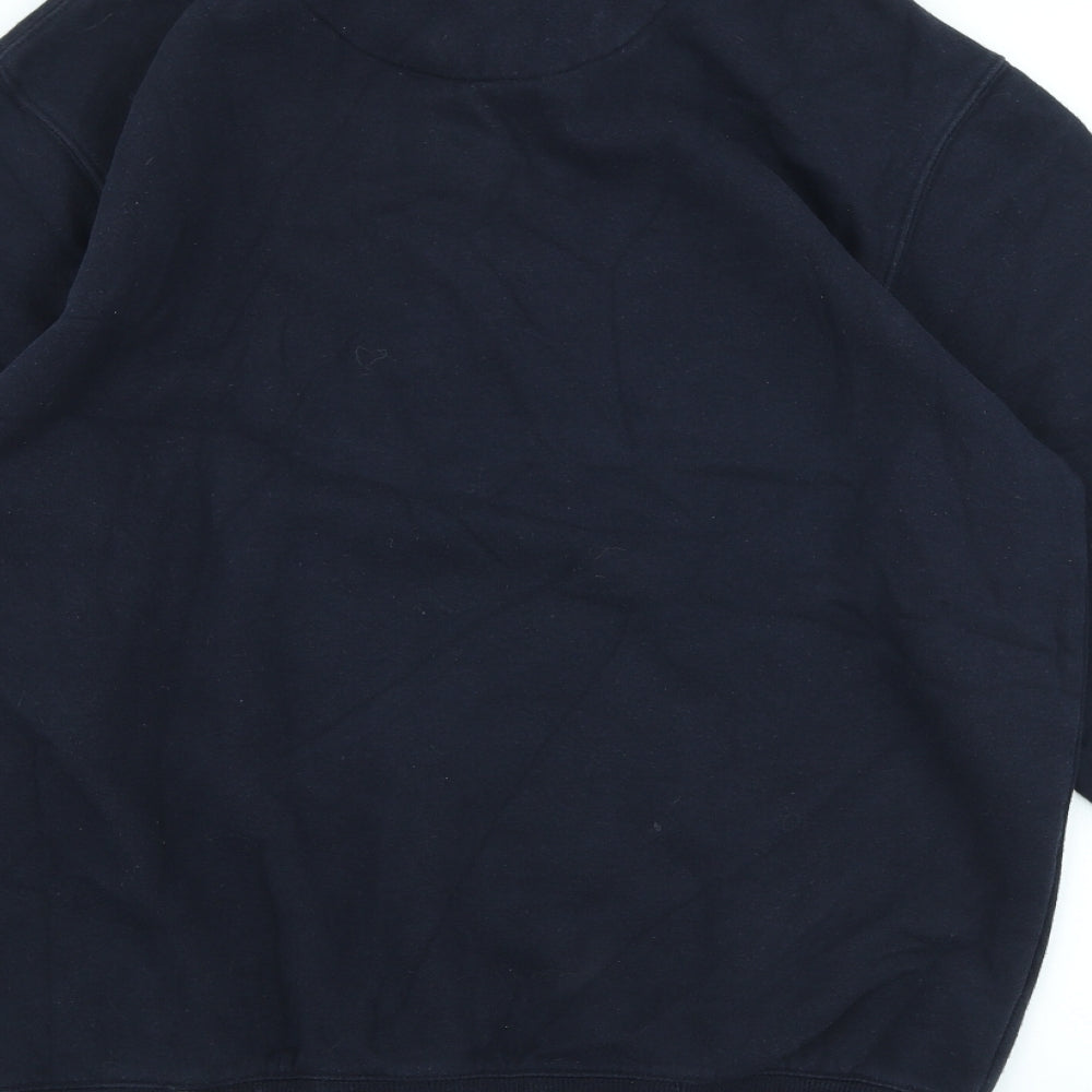 Mens UK Size M Easy Blue Pullover Sweatshirt