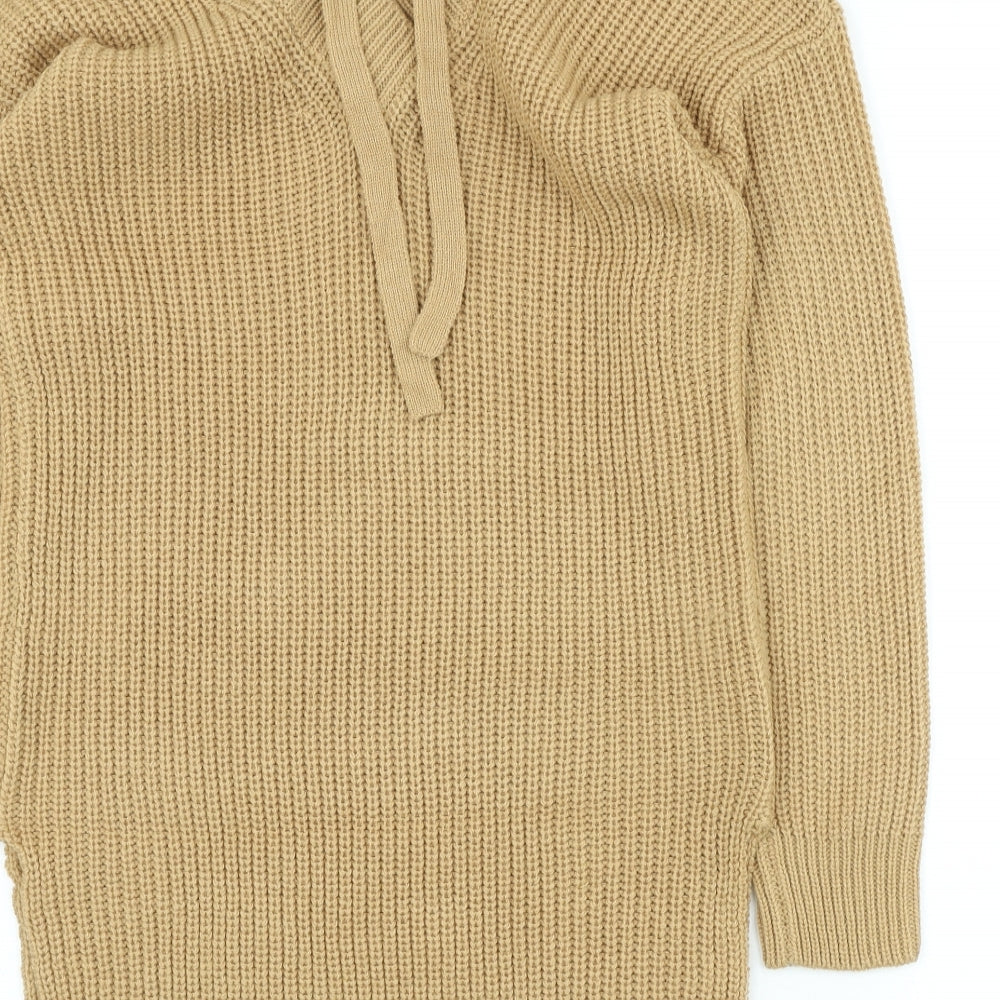 Womens UK Size XS Dorothy Perkins Beige Pullover Jumper