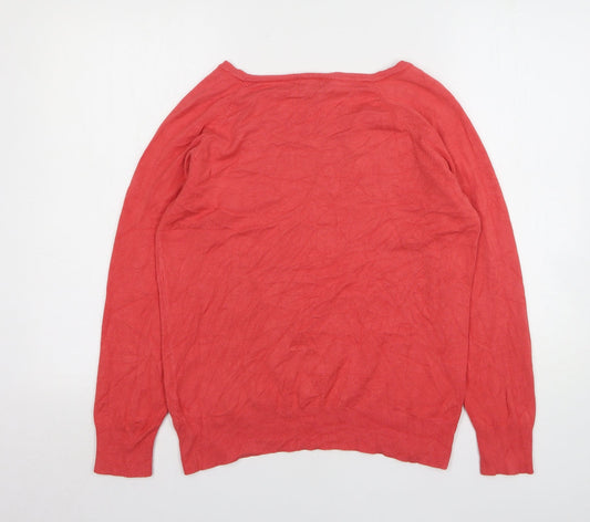 Womens UK Size L Klass Pink Pullover Jumper