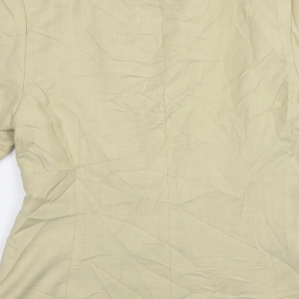Womens UK Size 14 Preworn Regular Beige Blazer