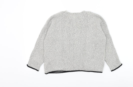 Womens UK Size 8 Topshop White Pullover Jumper