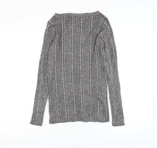 Womens UK Size 14 Marks and Spencer Grey Pullover Jumper