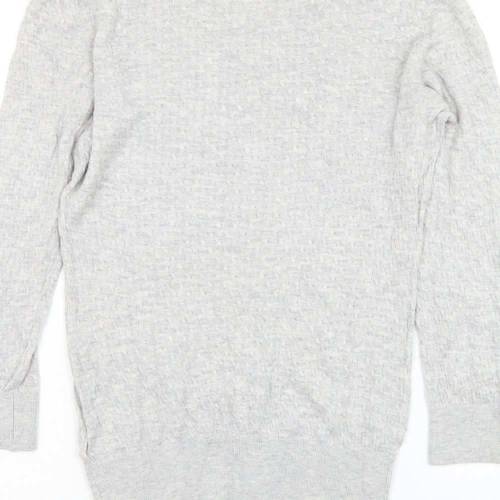 Womens UK Size S H&M Grey Pullover Jumper