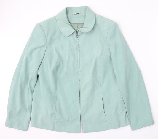 Womens UK Size 20 Classics Green Jacket