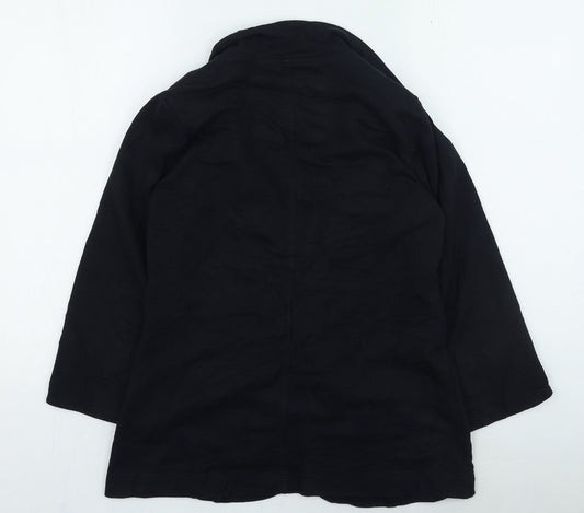 Denim & Co. Womens Blue Jacket Size 8