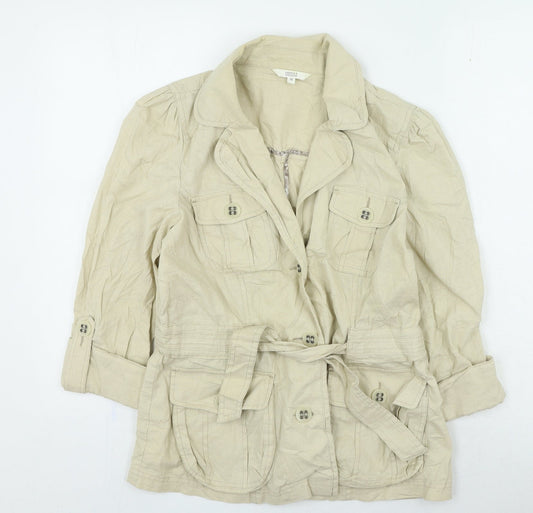 Womens UK Size 12 Marks and Spencer Beige Jacket