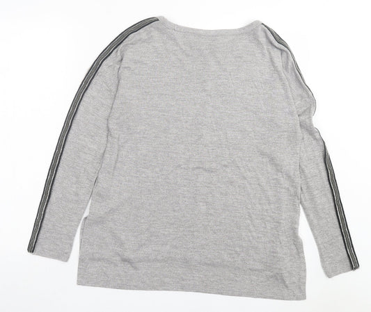 Womens UK Size 16 NEXT Grey Basic T-Shirt