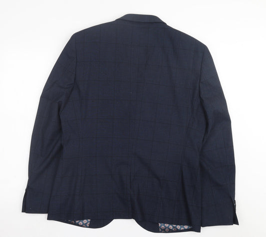 Mens UK Size 44 NEXT Regular Blue Suit Jacket