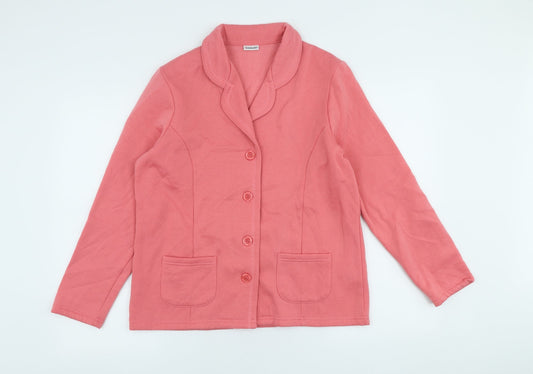 Womens UK Size 14 Damart Pink Jacket