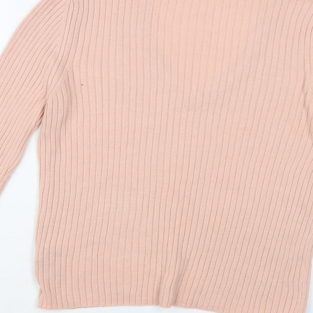 Womens UK Size 12 Marks and Spencer Pink Pullover Jumper