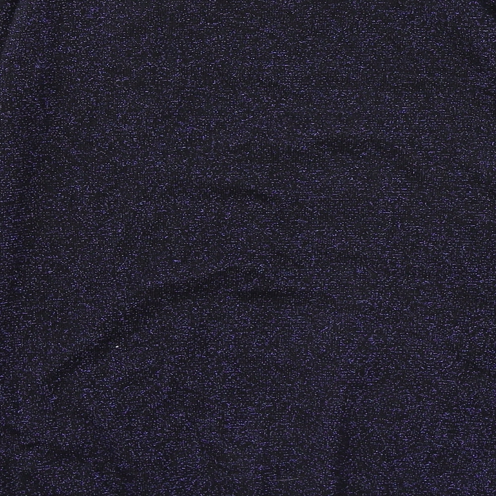 Womens UK Size 10 M&Co Purple Pullover Jumper