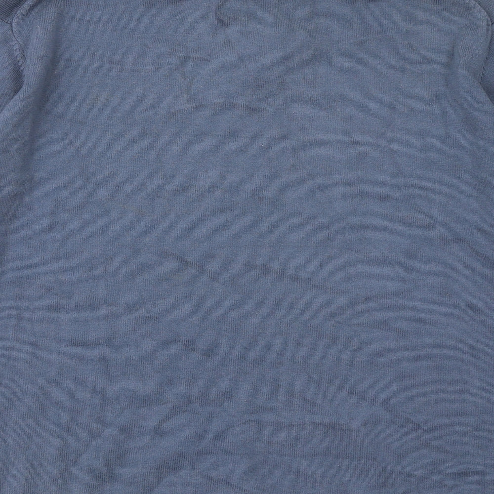 Mens UK Size M NEXT Blue Pullover Sweatshirt