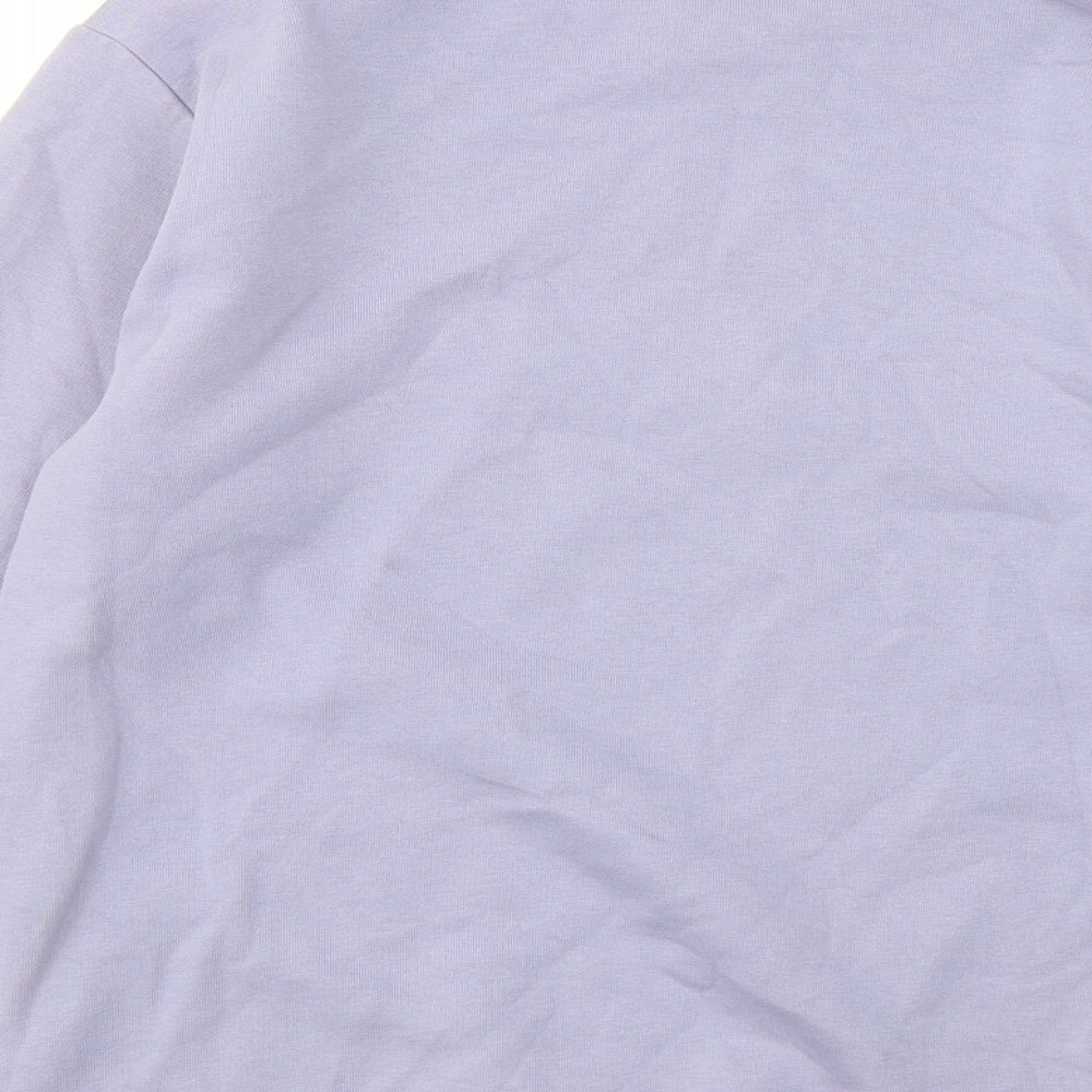 New Look Girls Blue Cotton Pullover Sweatshirt Size 10-11 Years - Montana North America